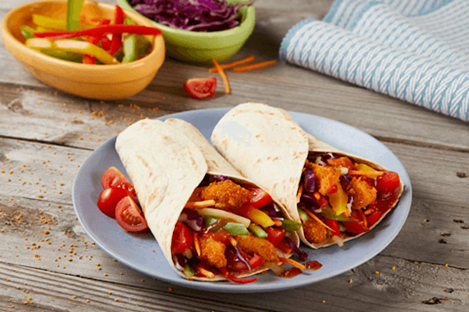 Burgers de Fajitas au poulet et au citron vert